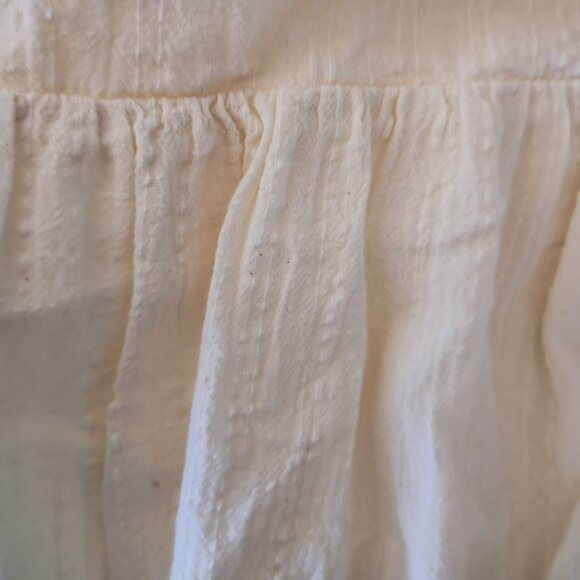 Zara Cream Maxi Dress XS | Open Back Strappy Tiered Summer Dress - Picture 5 of 6